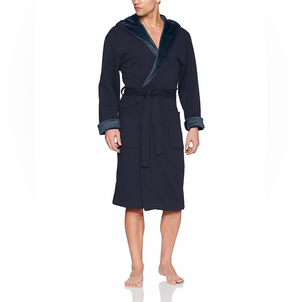 UGG Brunswick Hooded Shawl Collar Robe for Men New
